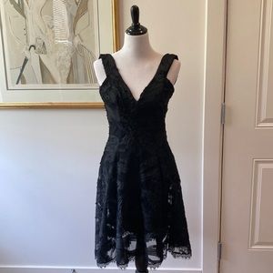 Dress The Population | Black Cocktail Formal Dress Sz Small